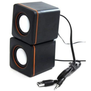 Mini Caixa De Som 2.0 Para Pc Notebook 4w Rms Usb Exbom Cs-39