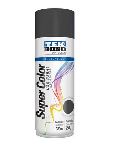 Tinta Spray Uso Geral Super Color, Metais, Varias Cores.