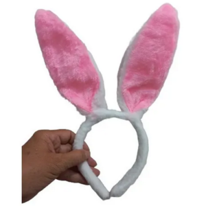 Tiara Arco Páscoa Orelha Coelho Fantasia Carnaval