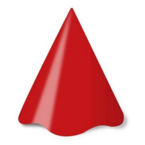 Chapéu De Aniversário Vermelho 08 Unidades Ultrafest