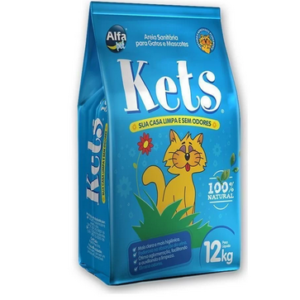 Areia Higiênica Kets Para Gatos