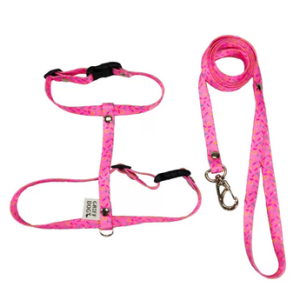 Peitoral Griff Dog Rosa Para Gatoscd