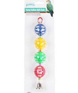 Brinquedo Pawise Corrente De Bola Para Pássaros