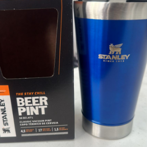 Copo Térmico Metalico Com Abridor E Tampa 473ml Azul Escuro