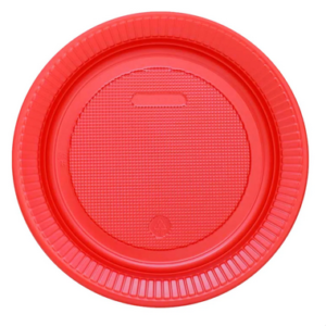 Prato 15cm Vermelho - 10 Unidades