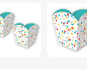 Cachepot Festa Colors Confetti - 04 Unidades