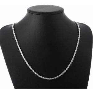 Corrente Masculino Cordão Aço Cirúrgico Inoxidável 316l