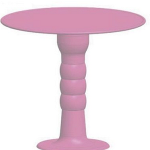 Boleira Colonial Rosa Bebê - 28cm