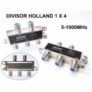 Plug Coaxial Quintuplo Conector Tap Tomada Blindada Divisor De Sinal De Antena