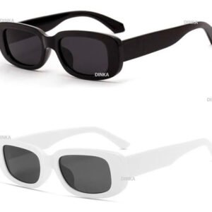 óculos Retro Vintage Retangular Quadrado Hype Rap Moda Sol