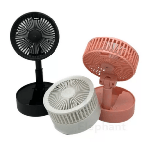 Mini Ventilador Recarregável Portátil De Mão Usb Blogueira Preto