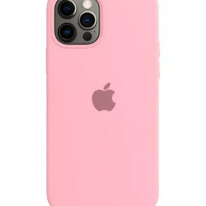 Capa Protetora Premium Silicone Case Rosa-chiclete Com Design 13 Pro Max