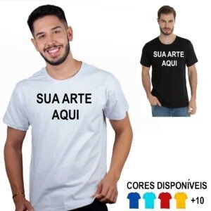 Camiseta Personalizada - Masculina Feminina Infantil Plus Size Camisa Roupa - Branca Preta Colorida Revenda Fornecedor Dropshipping