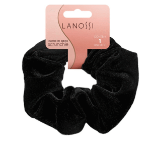 Elástico Scrunchie Velvet Black