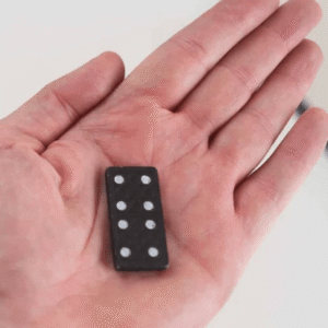 Dominó Bls Pequeno Em Madeira Com Estojo