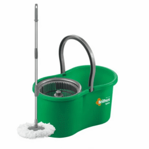 Kit Mop Betannin Brilhus Balde Spin 12l Multiuso