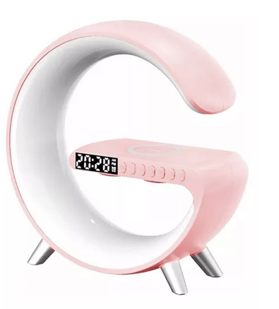 G Speaker Smart Station Luminária De Som E Carregador Rosa Cor Rosa-claro 110v/220v - Imagem 2
