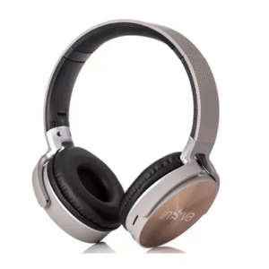 Fone De Ouvido Headset Sem Fio Led Alta Fidelidade Bege