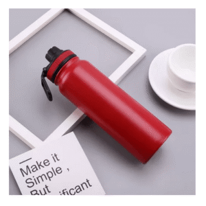 Garrafa Térmica Inox 750ml Quente Gelado Chopp Agua Academia Vermelho